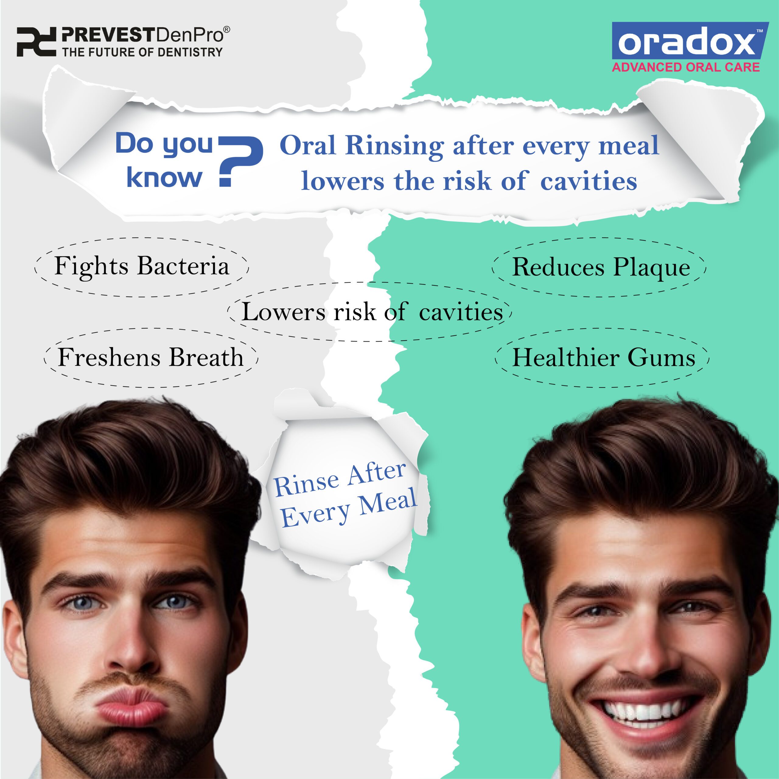 Oral serum to freshens breath & healthy mouth