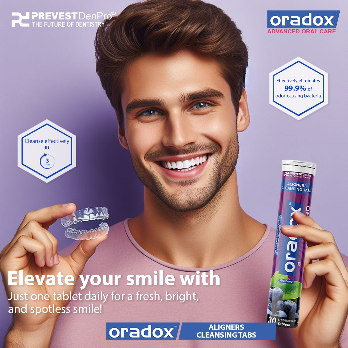 Oradox Mega Combo - Denture + Aligner Cleansing Tabs - Image 6