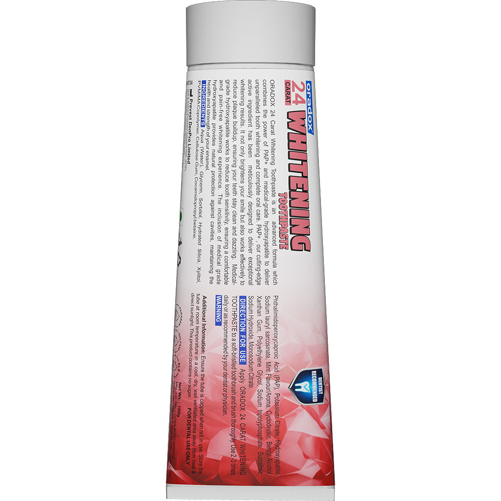 ORADOX 24 CARAT WHITENING TOOTHPASTE - Image 2
