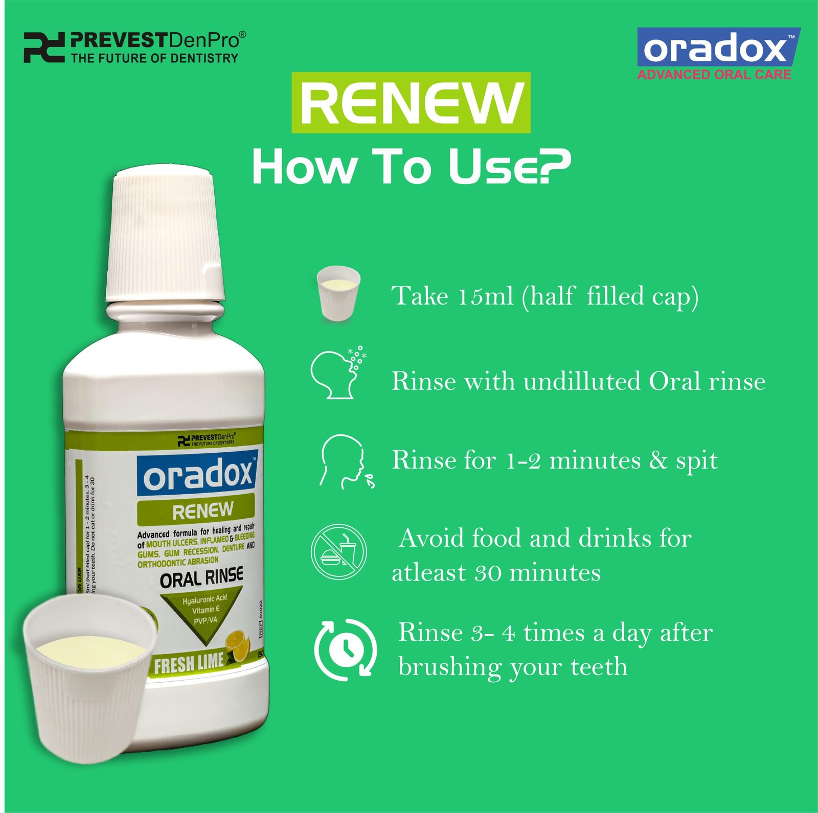 Oradox Oral Rinses - Renew - Image 8